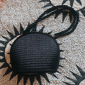 Baskets of Cambodia Woven Clamshell Bag